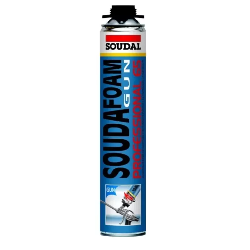 Montážní pěna Soudafoam Gun Professional 65, 750 ml, Soudal