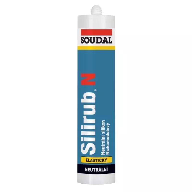 Silikon - Silirub N, 300 ml, Soudal